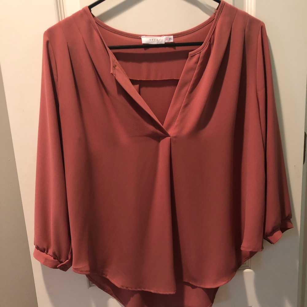Lush Mauve Blouse